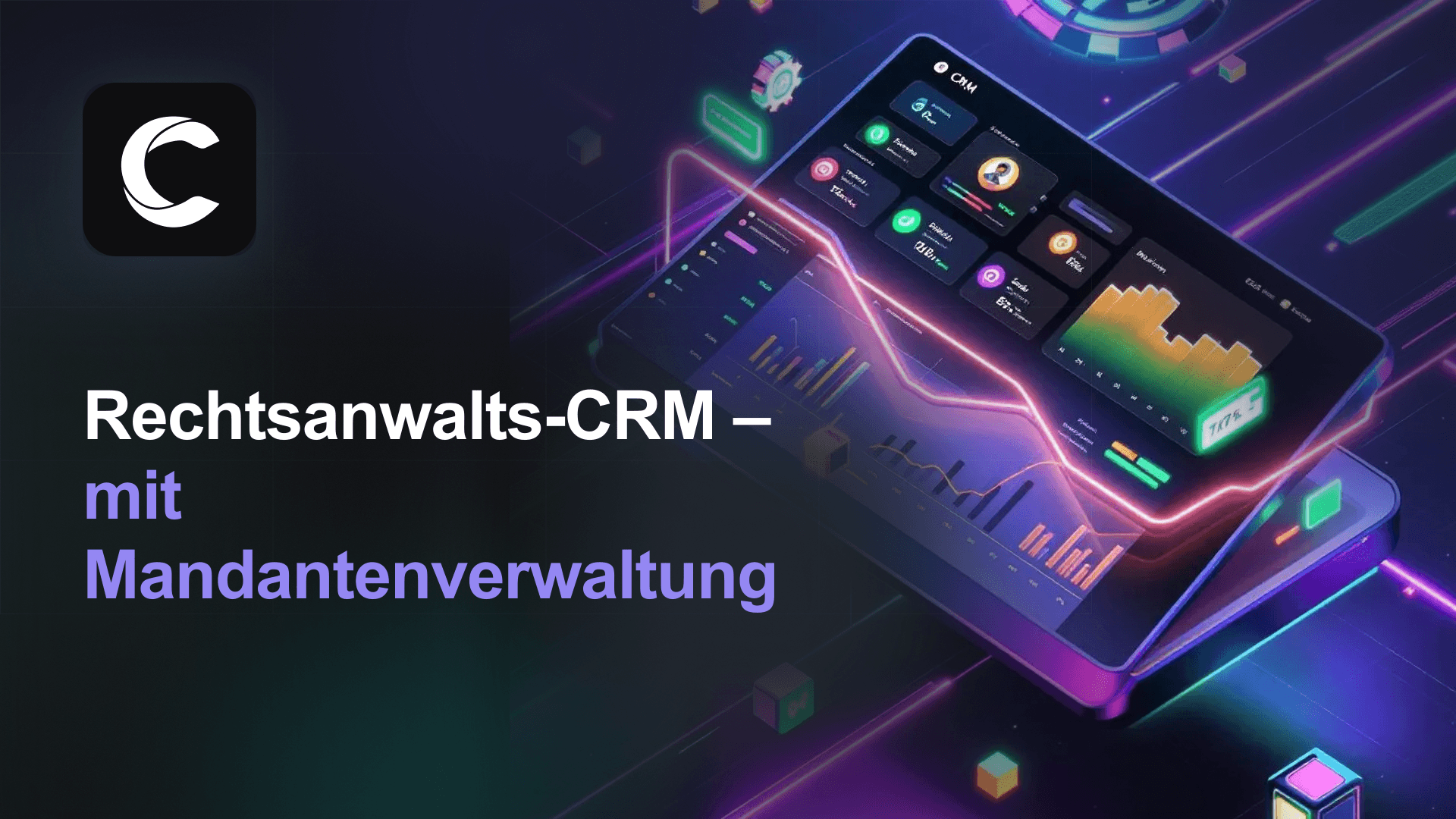 Rechtsanwalts-CRM mit KI-Dateneingabe und einheitlichem Mandanten-Posteingang